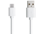 1m Micro USB 2.0 Hi-Speed Cable (A to Micro-B 5 Pin) - WHITE