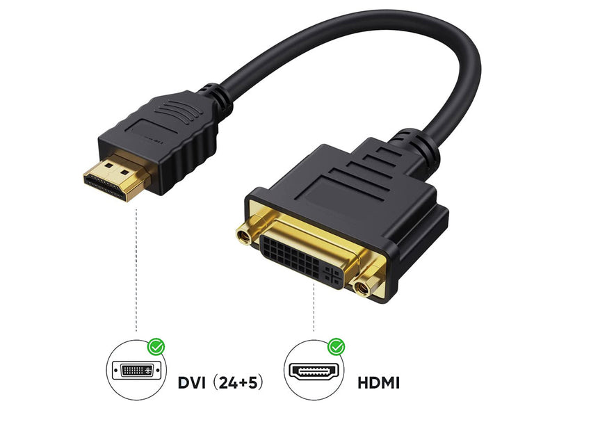 cable dvi hdmi 25cm