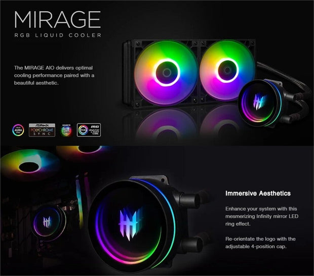 Tecware Mirage 120 ARGB 120mm Liquid CPU Cooler