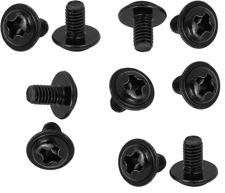 Computer PC Case Motherboard \ SSD Mounting Screw M3 20 Pack (Black