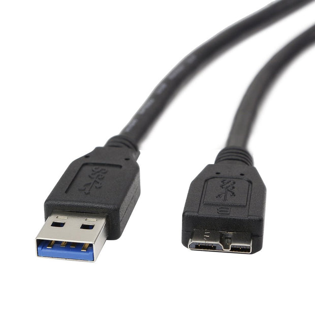 High Speed USB 3.0 Type A Male To Micro Type B Male | Hard Drive | SSD | HDD | Micro B Male Cable -50CM