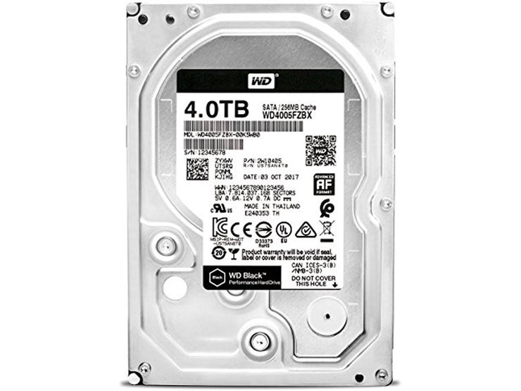 Western Digital Black 4TB 3.5" SATA3 Hard Drive - WD4005FZBX