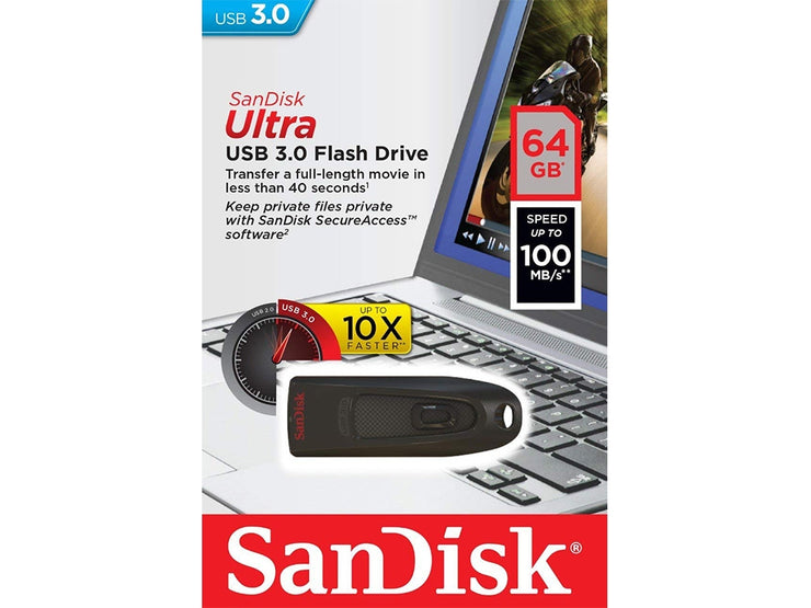 SanDisk Ultra 64GB USB3.0 Flash Drive