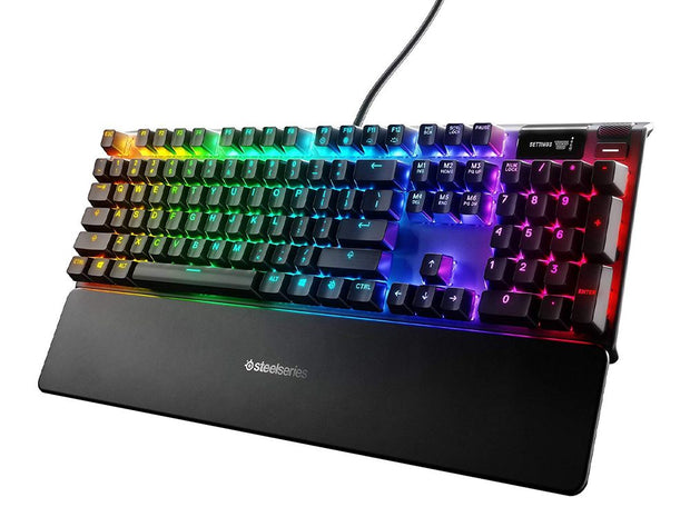 SteelSeries Apex 7 Mechanical Switch Gaming Keyboard with OLED Smart Display