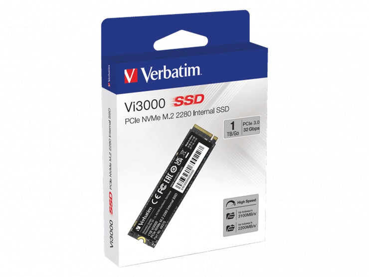 Verbatim Vi3000 1TB PCIe Gen3 NVMe M.2 2280 SSD