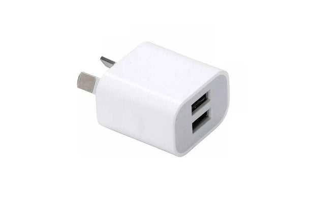 Dark Player Universal Travel 5V 2A Dual USB AC Wall Charger | USB Type-A