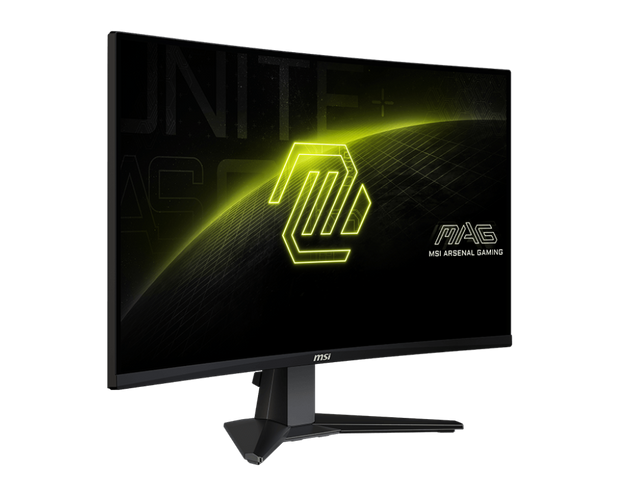 MSI MAG FHD 0.5MS 180Hz Curved Gaming Monitor | 1920x1080 | 1500R curve VA display | 2 x HDMI and 1 x DP Ports | 0.5ms Response time | AMD FreeSync