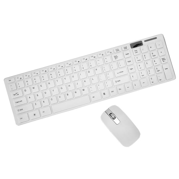 Slim Wireless Keyboard and Mouse Combo Set