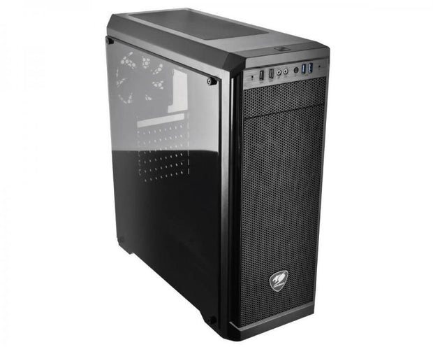 Cougar MX-330 Mid-Tower ATX Case with side view window - Black