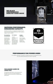 Western Digital Black 4TB 3.5" SATA3 Hard Drive - WD4005FZBX