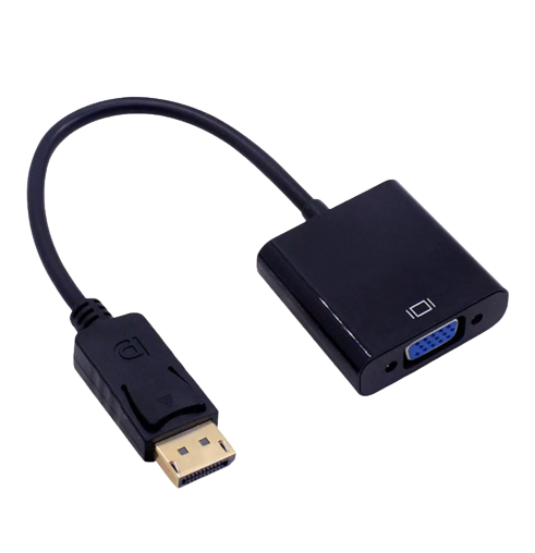 Dark Player DisplayPort (M) to VGA (F) Adapter