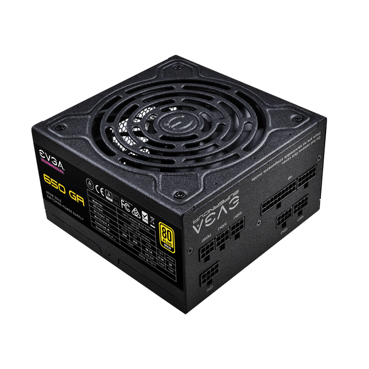 EVGA SuperNOVA 650 GA | 80 Plus Gold 650W | Fully Modular PSU | Eco Mode | 10 Year Warranty | Power ON Self Tester | Compact 150mm Size