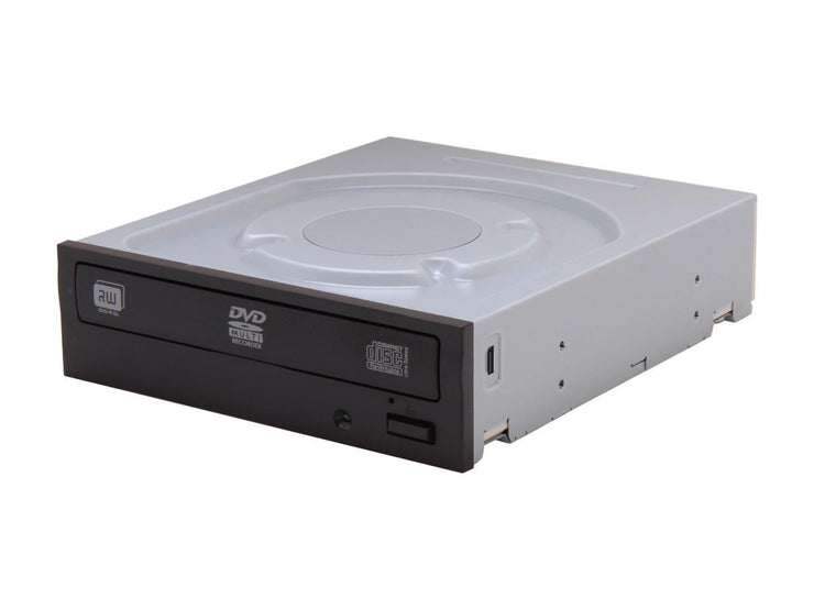 LITE-ON DVD Burner - Bulk 24X DVD+R 8X DVD+RW 12X DVD+R DL 24X DVD-R 6X DVD-RW 16X DVD-ROM 48X CD-R 32X CD-RW 48X CD-ROM Black SATA Model iHAS124-04