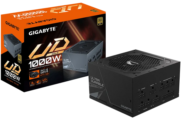 GIGABYTE UD1000GM PG5 R2.0 1000W PSU 80 Plus Gold Certified | Fully Modular Power Supply