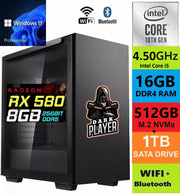 Signature Gaming PC - Intel Core i5 @ 4.50GHz | 16GB 3200MHz RAM | Radeon RX 580 8GB | 512GB M.2 + 1TB SATA | Windows 11 Pro