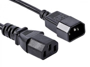 IEC Power Extension Cable (IEC-C13 Female to C14 Male) - 2m