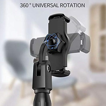 Dark Player Universal Portable 360 Degree Rotatable Live Mobile Phone Holder / Desktop Stand Holder for All Smartphones.