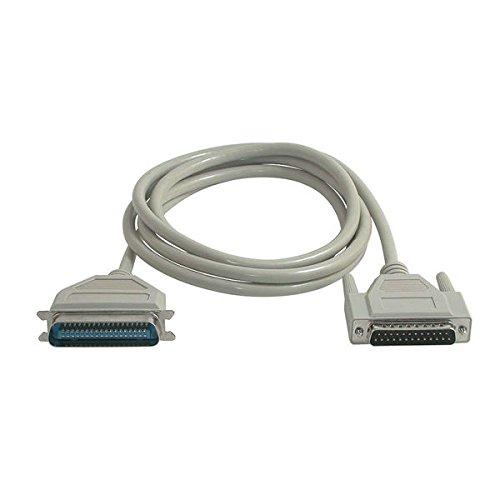 DB25 Male to Centronics 36 Male Parallel Printer Cable, Beige