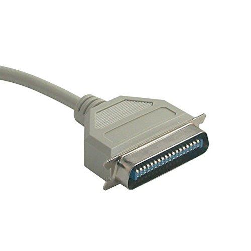 DB25 Male to Centronics 36 Male Parallel Printer Cable, Beige