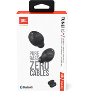 JBL Tune 115 TWS True Wireless In-Ear Earphones | Bluetooth Earbuds - Black