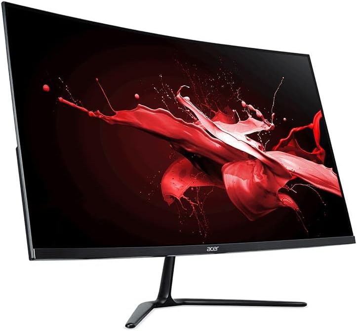 Acer 31.5" 165Hz Full HD 1ms FreeSync Premium Curved VA Gaming Monitor