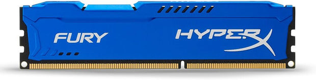 Kingston HyperX Fury 8GB Kit (2x4GB) 1600MHz DDR3 CL10 DIMM - Blue (HX316C10FK2/8)