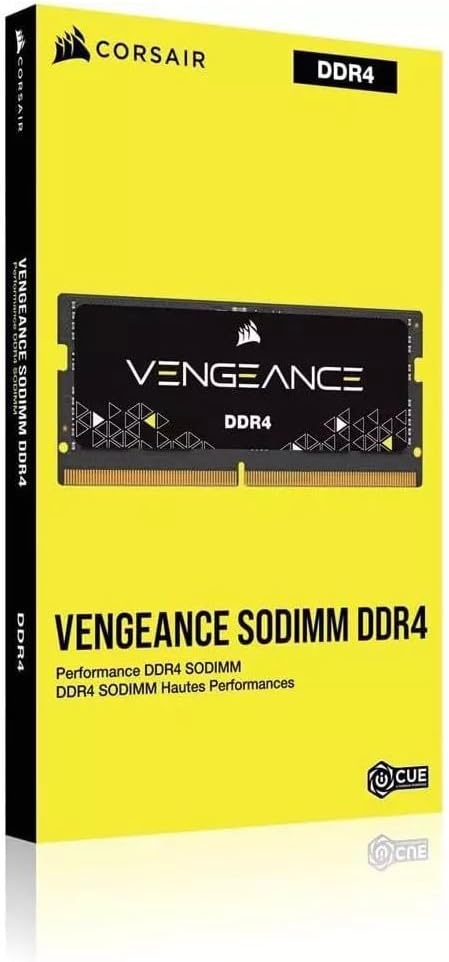 CORSAIR Vengeance SODIMM 32GB (2x16GB) DDR4 3200MHz C22 Laptop Memory