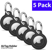 Dark Player Case For Apple Air Tag Keychain Protective Cover AirTags Tracker Holder - 5 Pack