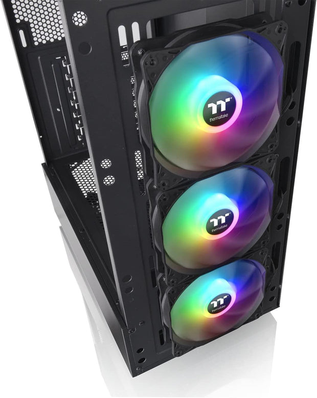 Thermaltake S200 Mesh ARGB Tempered Glass Mid Tower (ATX) Case Black Edition