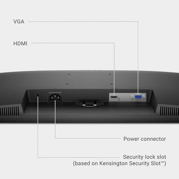 Dell 27" IPS LED Monitor | 1920 x 1080 | 100Hz | 5MS Response | 16.7 Million Colors | HDMI | VGA