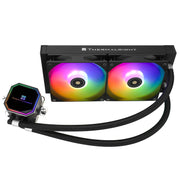 Thermalright Frozen Prism 240 Black ARGB AIO Liquid CPU Water Cooler | 2 x 120mm ARGB Fans | Black