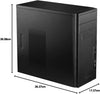 Antec VSK-3000B-U3 mATX Case - Black | In-Store Only
