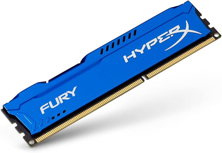 Kingston HyperX Fury 8GB Kit (2x4GB) 1600MHz DDR3 CL10 DIMM - Blue (HX316C10FK2/8)