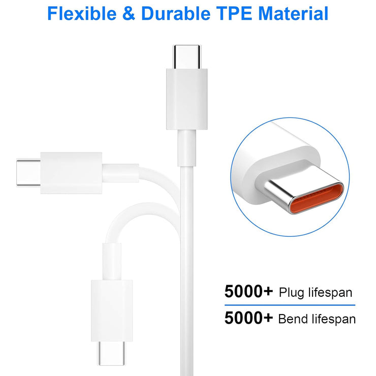 Dark Plyer 2m Super Charge USB-C to USB-A 65W Cable | 6A Turbo Charging Cable