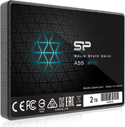 Silicon Power Ace A55 1TB SATA SSD, Up to 500MB/s, 3D NAND with SLC Cache, 2.5 Inch SATA III 6Gb/s