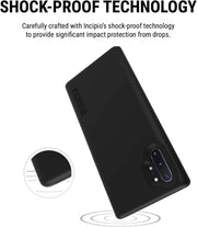 Incipio DualPro Dual Layer Case for Samsung Galaxy Note10+ & Note10+ 5G – Hybrid Shock-Absorbing Drop Protection, Black