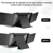 Mate X 11.6” Dual 1080P FHD Portable Laptop Monitor Extender – Triple Screen, Type-C/HDMI/USB - For 13”–17” Laptops (Plug & Play)