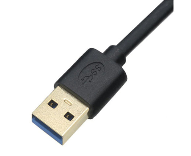 Dark Player High Speed USB 3.0 Male A to Micro B M/M Gold Cable - 1m