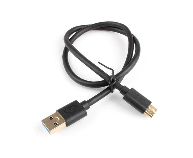 Dark Player High Speed USB 3.0 Male A to Micro B M/M Gold Cable - 1m