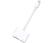 Lightning to HDMI Digital AV Adapter 1080P with Lightning Charging Port for Select Apple IPhone, IPad and IPod Models and TV Monitor Projector  |White