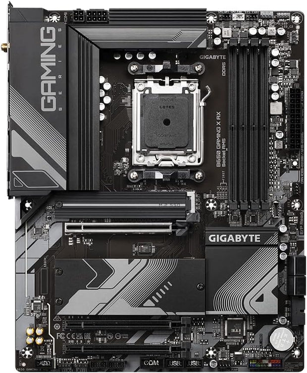 Gigabyte B650 Gaming X AX Wi-Fi 6E ATX Motherboard - Supports AMD Series 7000 CPUs, 8+2+2 Phases Digital VRM, up to 8000MHz DDR5 (OC), 1xPCIe 5.0+2xPCIe 4.0 x4 M.2, GbE LAN, USB 3.2 Gen 2x2 | Open Box