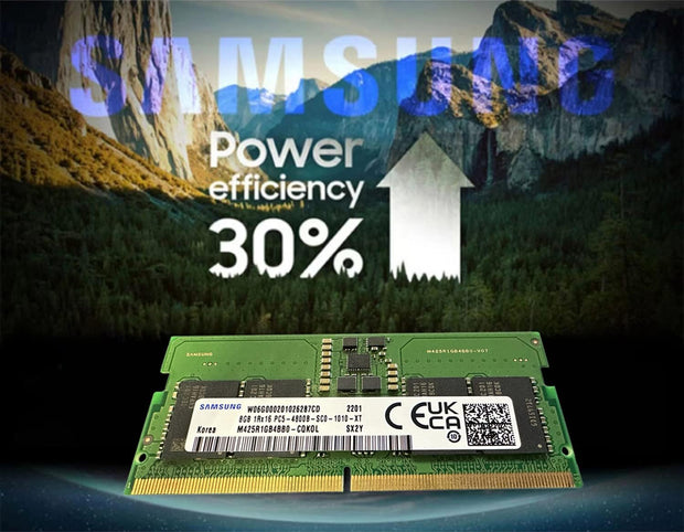 Samsung 16GB Kit (2x 8GB) DDR5 4800MHz SODIMM PC5-38400 CL40 1Rx16 1.1V SO-DIMM 262-Pin Laptop Notebook RAM Memory Module (M425R1GB4BB0-CQK)