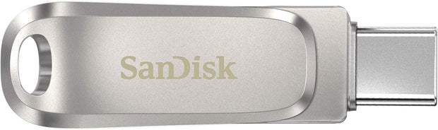 SanDisk Ultra Portable Dual USB Type-C and USB Type-A connectors  256GB | High-speed USB 3.1 Flash Drive (Silver)