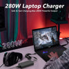 Dark Player 280W Laptop Charger for MSI Raider, Stealth & Leopard | 20V 14A | MSI Rectangular Connector | GE66 GE68 GE76 GE68HX GE78HX GS77 GP66 GP76
