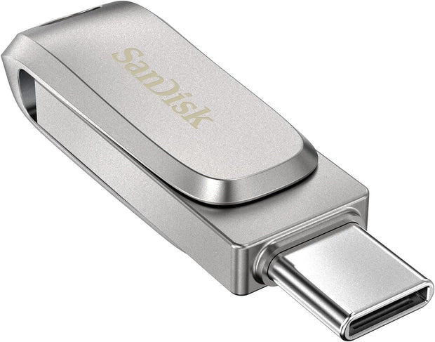 SanDisk Ultra Portable Dual USB Type-C and USB Type-A connectors  256GB | High-speed USB 3.1 Flash Drive (Silver)