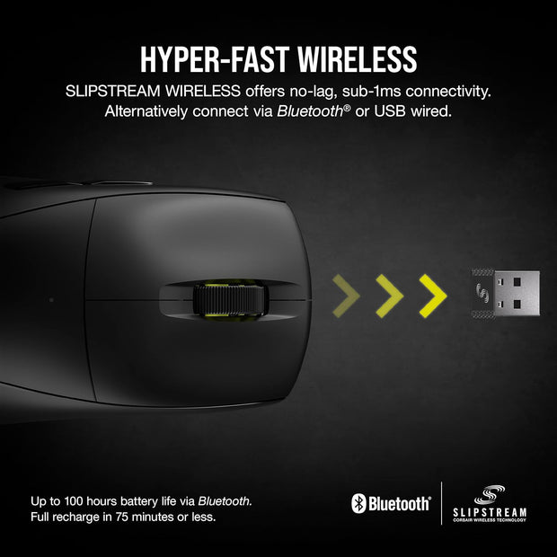 Corsair M75 AIR Wireless Ultra-Lightweight RGB Gaming Mouse