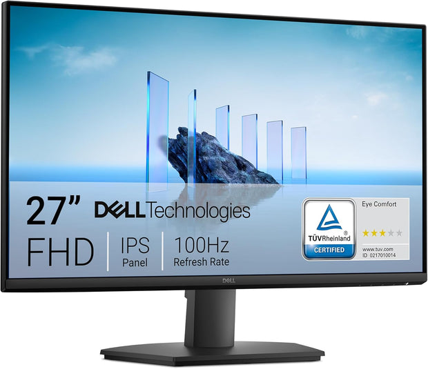 Dell 27" IPS LED Monitor | 1920 x 1080 | 100Hz | 5MS Response | 16.7 Million Colors | HDMI | VGA