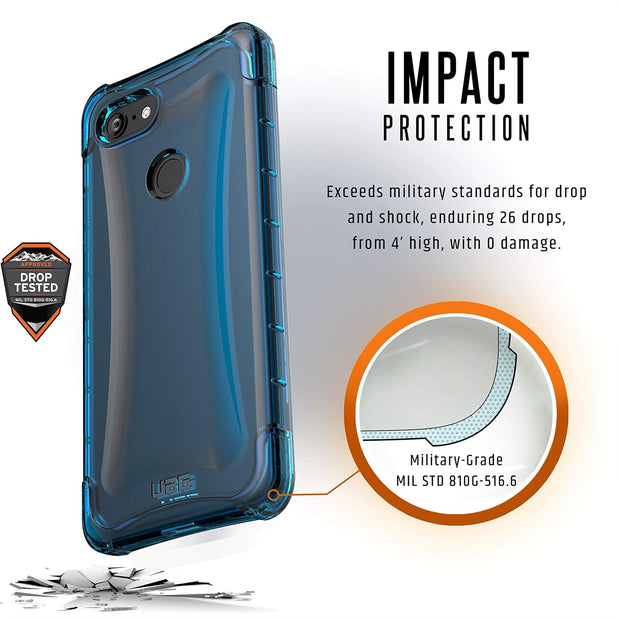 Urban Armor Gear Plyo Series Case for Google Pixel 3 XL - Glacier | Shock Absorb Rugged Protection