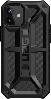 Urban Armor Gear UAG iPhone 12 Mini 5G - (5.4 inch) Rugged Lightweight Slim Shockproof Premium Monarch Protective Cover, Carbon Fiber