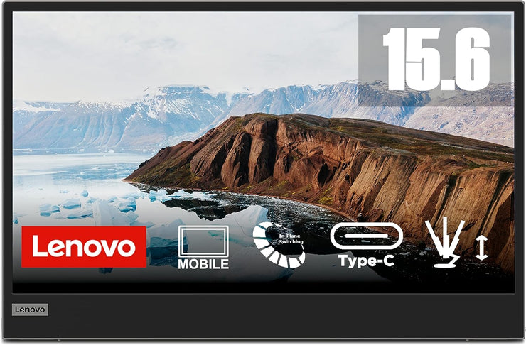 Lenovo 15.6” Portable USB-C Monitor L15 | FHD | 1080p | 60Hz | IPS | 6ms
